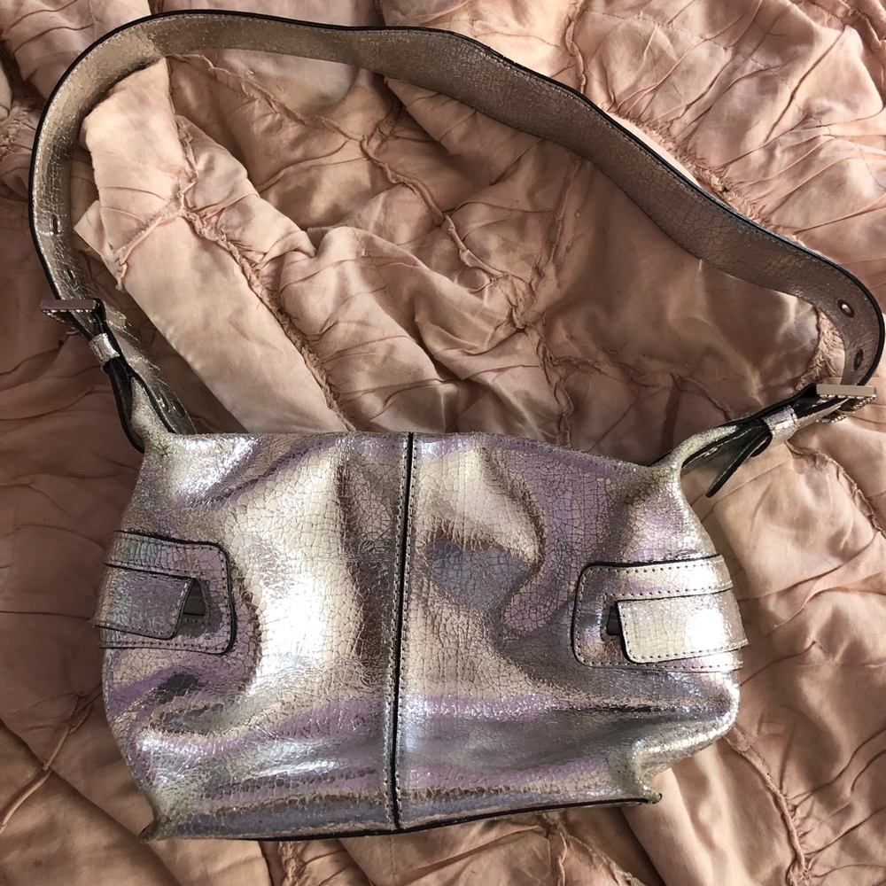 Hype Silver Mini Bag metallic